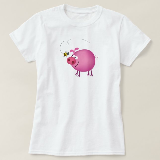 Camiseta Pig & Bumbleebee TShirt (Diseño del anverso)