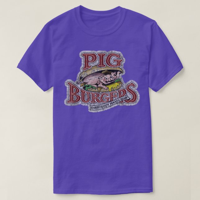 Camiseta Pig Burgers (Better Off Dead)  (Diseño del anverso)