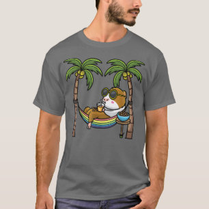 Camiseta Pig Cavy Rodent De Guinea En Vacaciones De Hammock