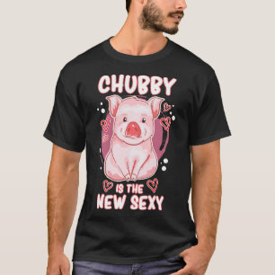 Camiseta Pig Chubby Es El Nuevo Zoológico De La Granja De S