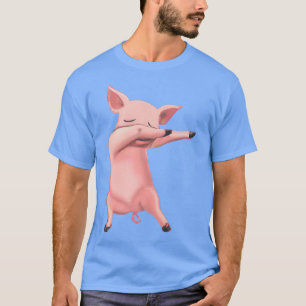 Camiseta Pig Dabbing Dab Dance Funny Dancing Pig Premium