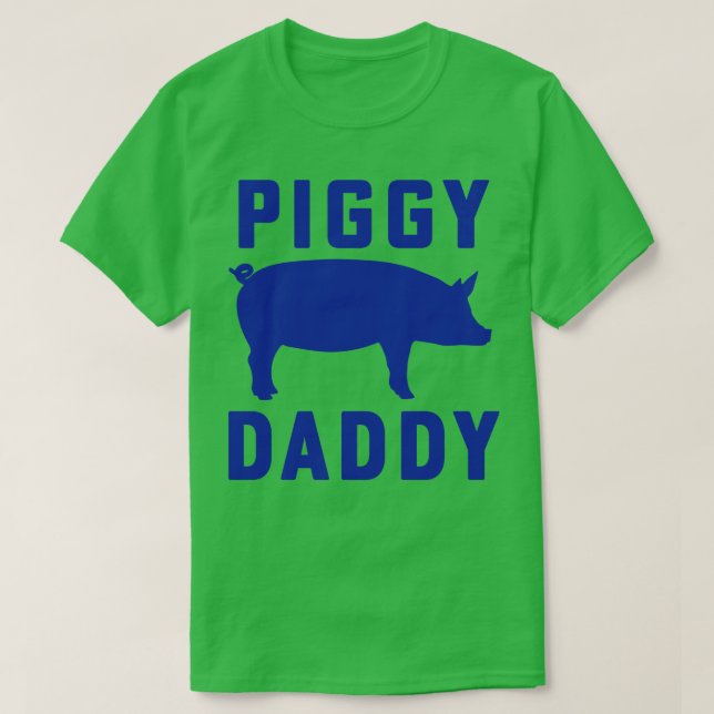 Camiseta Pig Dad Piggy Daddy Pig Silhouette Pig Meme (Diseño del anverso)