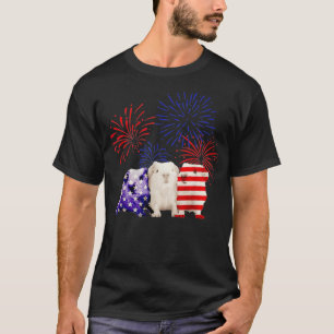 Camiseta Pig De Guinea Bandera Americana Patr De Fuego 4 De