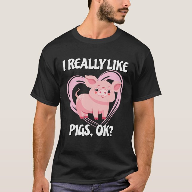 Camiseta Pig Farm Bacon Pink Piggy 2 (Anverso)