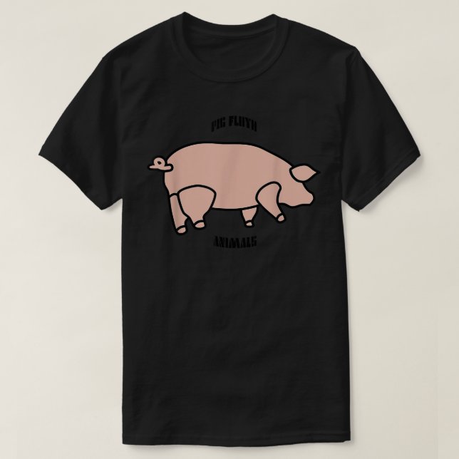 Camiseta Pig Floyd Battersea Chimney  (Diseño del anverso)