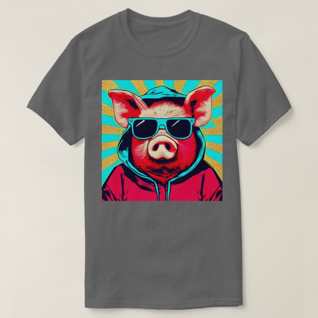 Camiseta Pig Freestyle (Diseño del anverso)