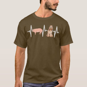 Camiseta Pig Grand Basset Griffon Vendeen Heartbeat Dog Lov