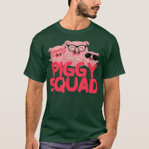 Camiseta Pig Kawaii Piggy Squad Pig Lover Pig Owner Matchin
