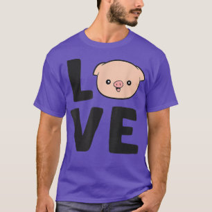 Camiseta Pig Love Funny Pig Lover I Love Pigs 