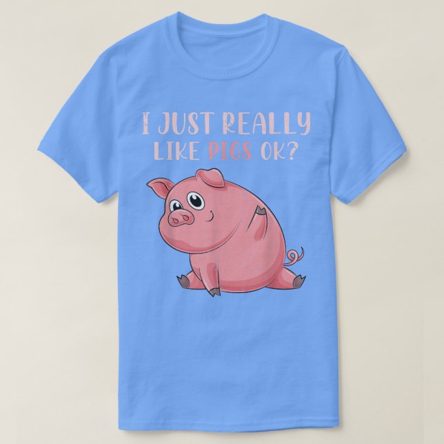 Camiseta Pig Lover Farmer Farm Animal Cute Piglet Funny Pig (Diseño del anverso)