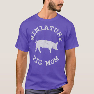 Camiseta Pig Mom Mama Cute 4584