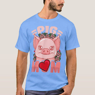 Camiseta Pig Mom Mama Farmer