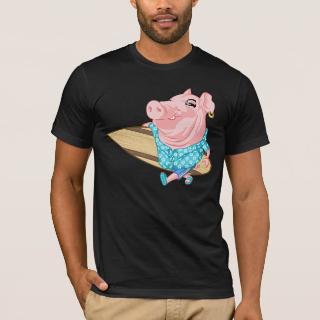 Camiseta Pig navegar (Anverso)