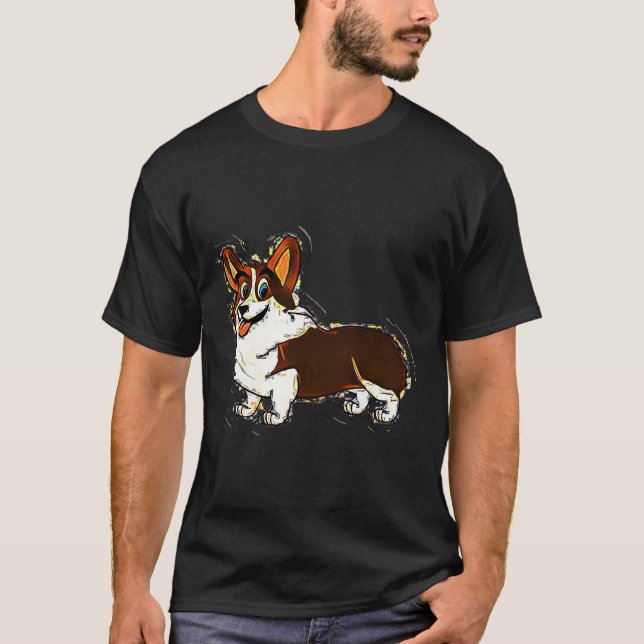 Camiseta Pig Pen Corgi Personalizado (Anverso)