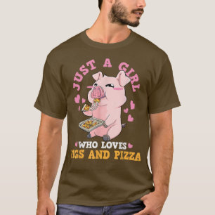 Camiseta Pig Pizza Love Anime Kawaii 12932816