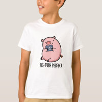 Pig-ture Perfect Funny Photography Pig Pun