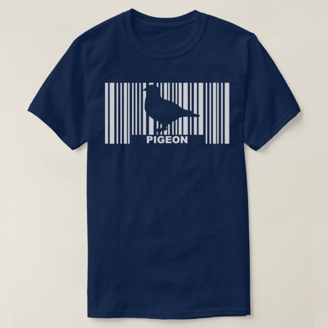 Camiseta Pigeon Barcode 2 (Diseño del anverso)