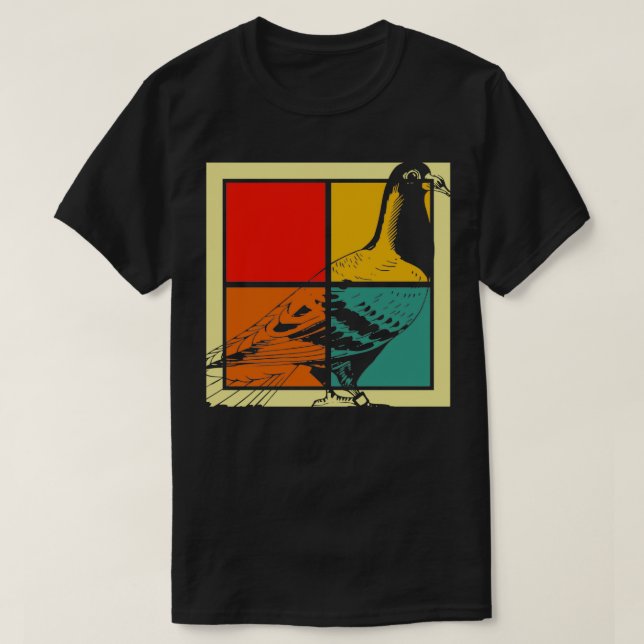 Camiseta Pigeon Bird 8 (Diseño del anverso)