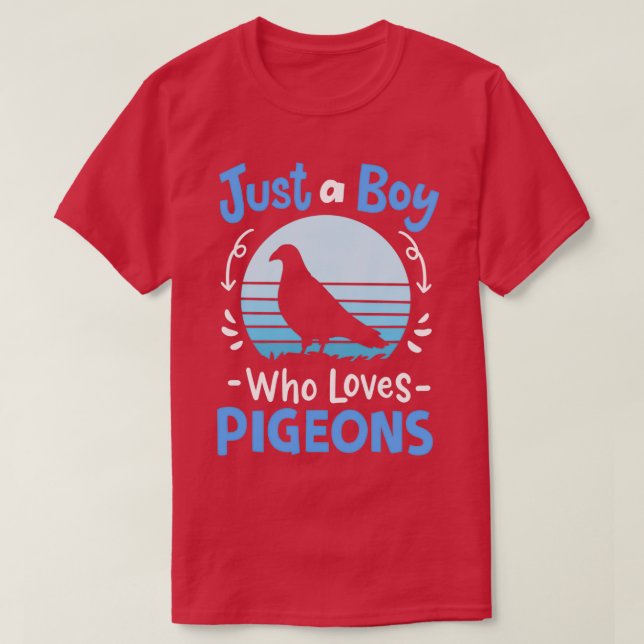 Camiseta Pigeon Bird Lover Retro (Diseño del anverso)