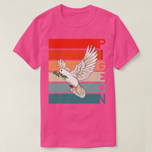 Camiseta Pigeon Bird Peace Dove (Diseño del anverso)