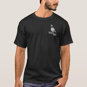Camiseta Pigeon Bird Skateboard Birdwatcher Animal Biologis