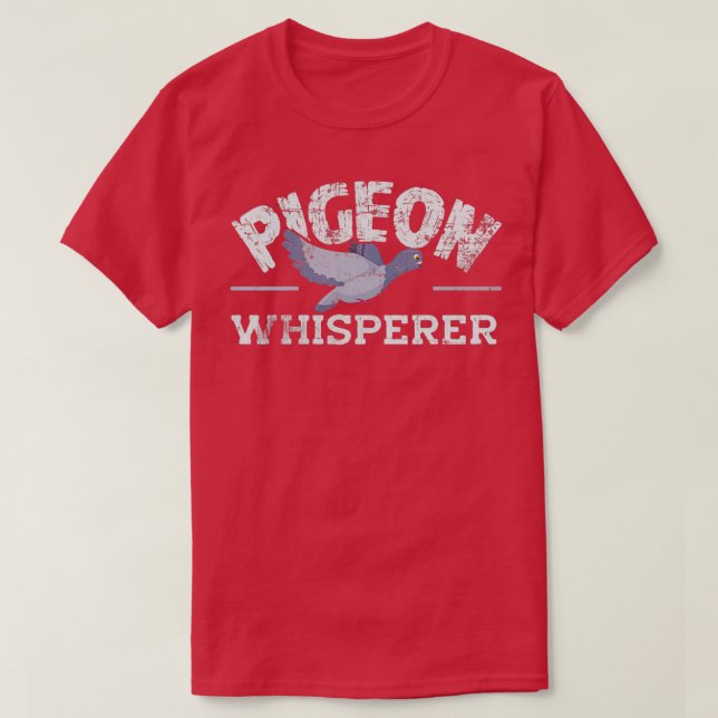 Camiseta Pigeon Bird Whisperer (Diseño del anverso)