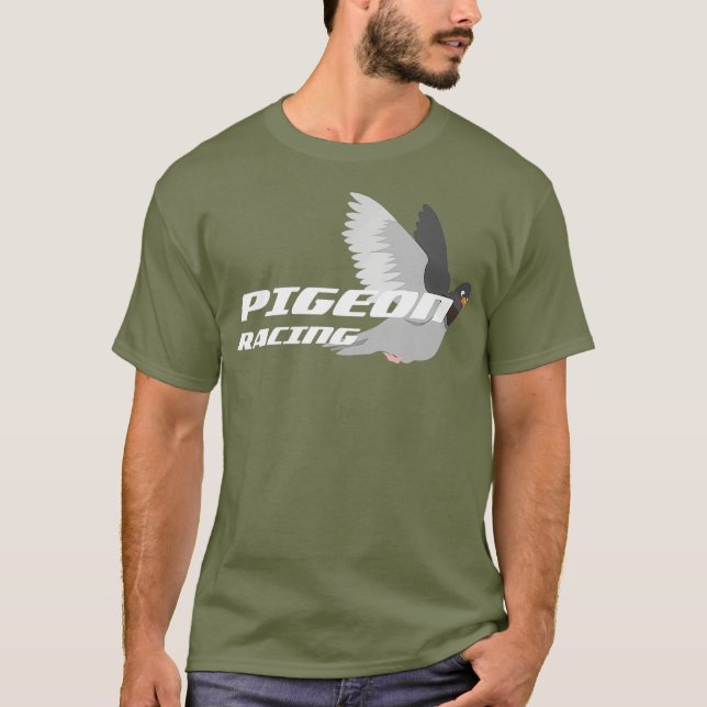 Camiseta Pigeon Breeder Pigeon Carreras Gift (Anverso)