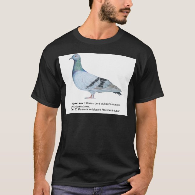 Camiseta Pigeon by NuancesdePigeon T-shirts (Anverso)