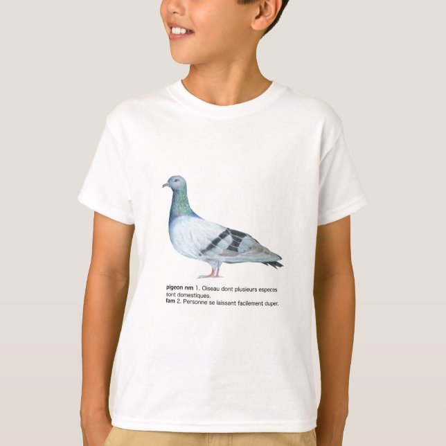 Camiseta Pigeon by NuancesdePigeon T-shirts (Anverso)