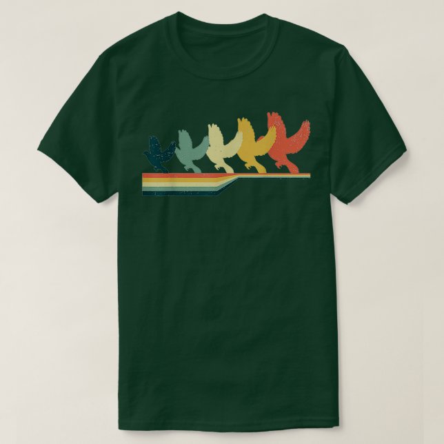 Camiseta Pigeon Carreras Gift Vintage Retro (Diseño del anverso)