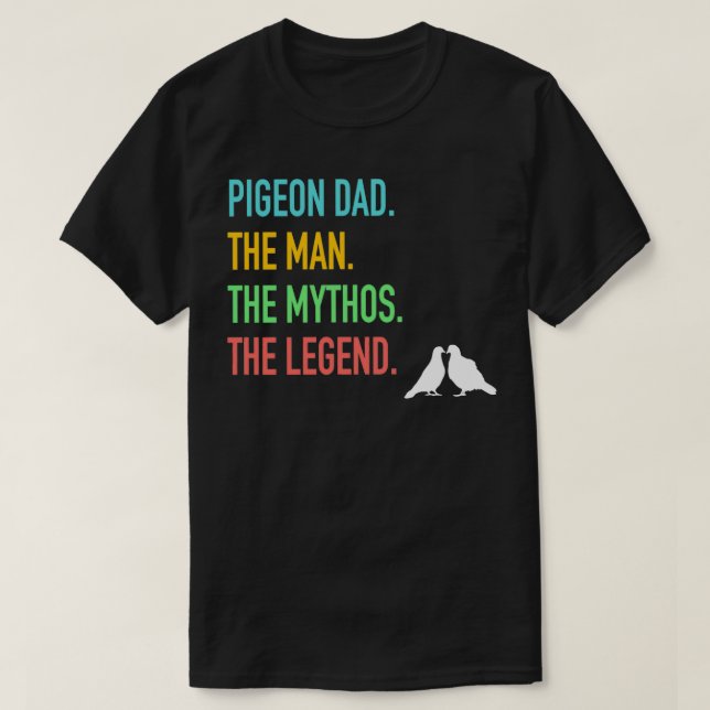 Camiseta Pigeon Dad 1 (Diseño del anverso)
