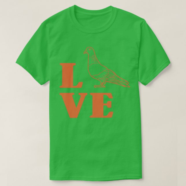 Camiseta Pigeon Fancier Bird Carrigeon (Diseño del anverso)