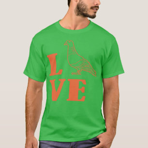 Camiseta Pigeon Fancier Bird Carrigeon