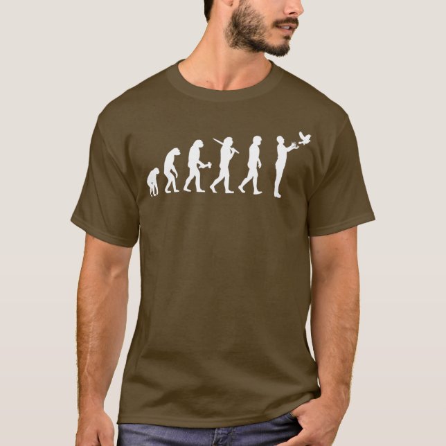 Camiseta Pigeon Fancier Evolution Pigeon Breeder (Anverso)