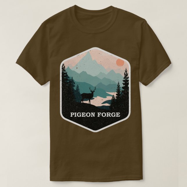 Camiseta Pigeon Forge Souvenir Great Smoky Mountains Tennes (Diseño del anverso)