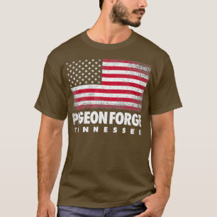 Camiseta Pigeon Forge Tennessee 4 de julio Bandera American