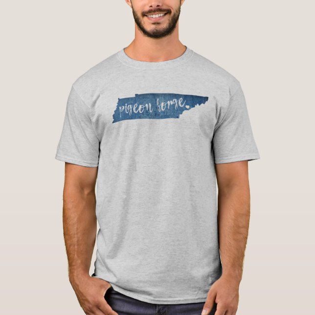 Camiseta Pigeon Forge Tennessee Grano de Madera (Anverso)