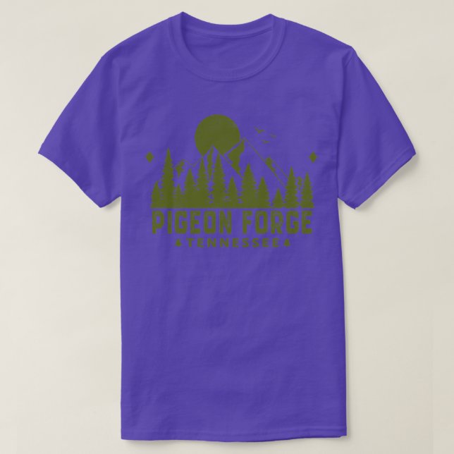 Camiseta Pigeon Forge Tennessee Mountain Souvenir (Diseño del anverso)