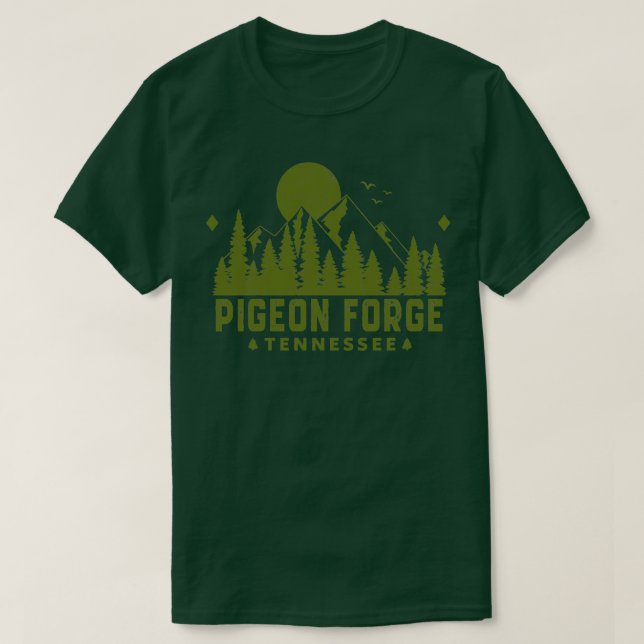 Camiseta Pigeon Forge Tennessee Mountain Souvenir 2 (Diseño del anverso)