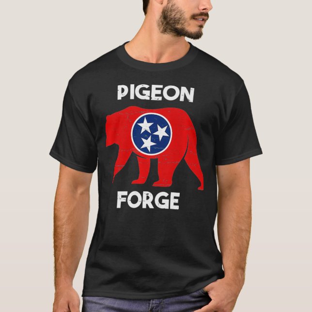 Camiseta Pigeon Forge Tennessee Smoky Mountains State (Anverso)
