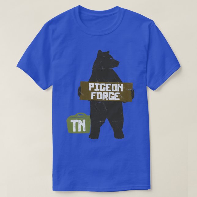 Camiseta Pigeon Forge Tennessee TN Parks and Wilderness Hal (Diseño del anverso)