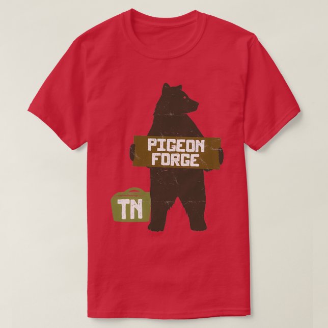 Camiseta Pigeon Forge Tennessee TN Parks and Wilderness Hal (Diseño del anverso)
