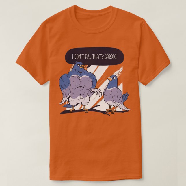 CAMISETA PIGEON FUNNY (Diseño del anverso)