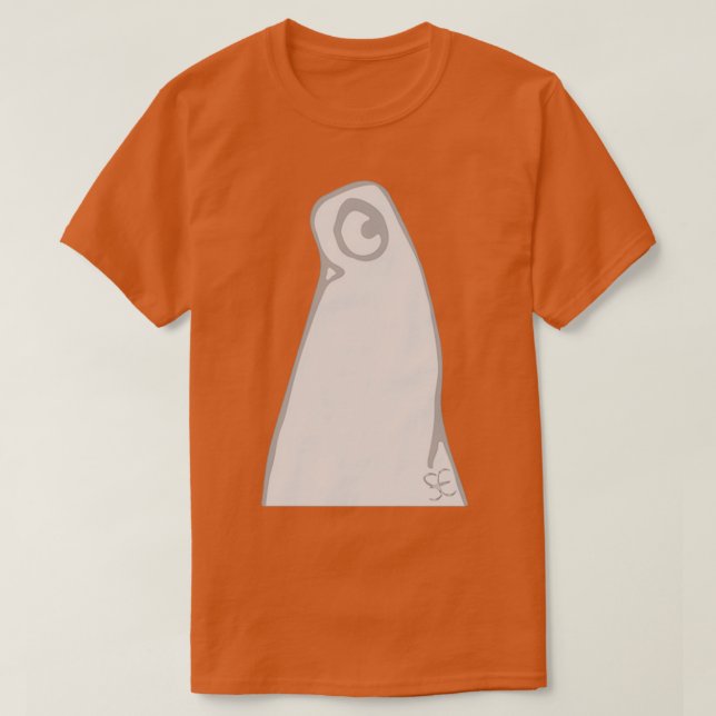 Camiseta Pigeon Grayscale 2 (Diseño del anverso)