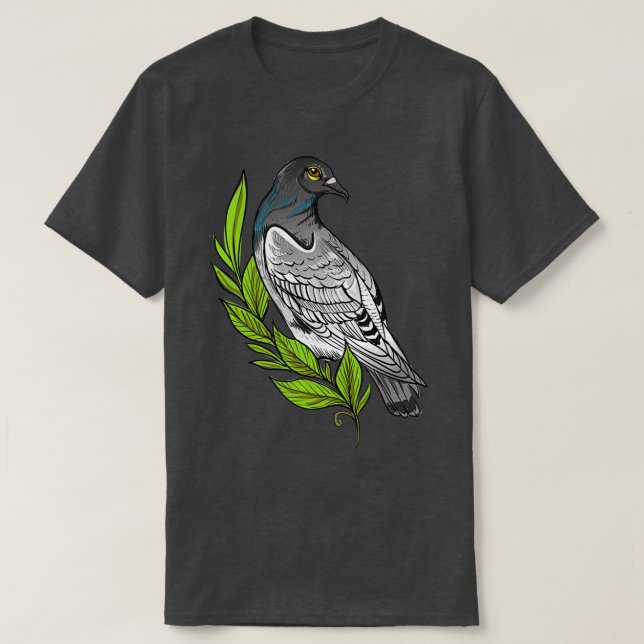 Camiseta Pigeon I pájaro motif de paloma para paloma fanáti (Diseño del anverso)