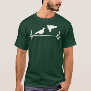 Camiseta Pigeon Love Pigeons Motif Dovecote Funny