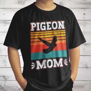 Camiseta Pigeon Mom Bird Fly Animal Cute Pigeon Aves Retro