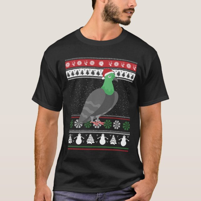 Camiseta Pigeon - Navidades Pigeon Ugly Navidades (Anverso)