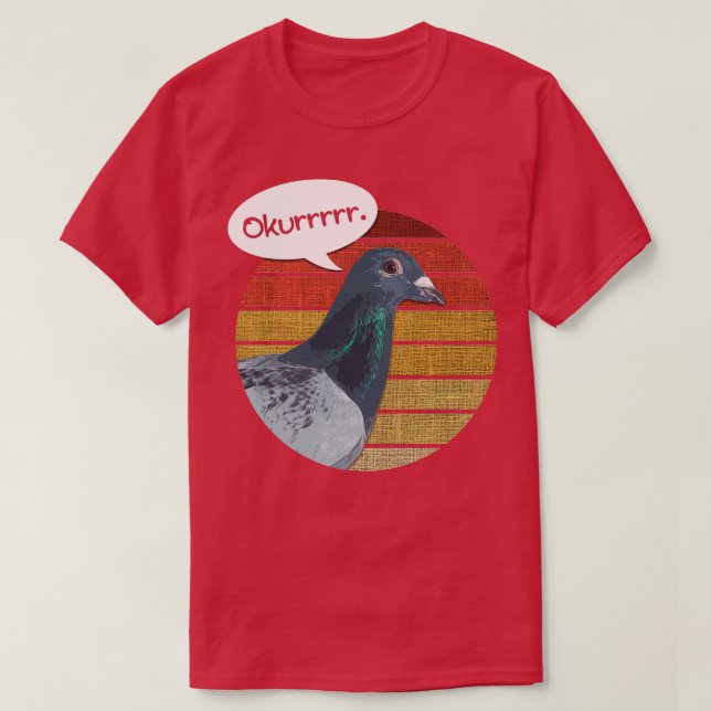 Camiseta Pigeon Okurrr 2 (Diseño del anverso)