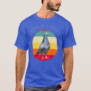 Camiseta Pigeon over a Sunset